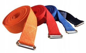 Bawełniany pasek do jogi  BAWEŁNA 4cm x 2,8m JOGA