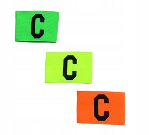 Opaska kapitana, kapitańska ARMBANDS – żółta / zielona / pomarańczowa NEON