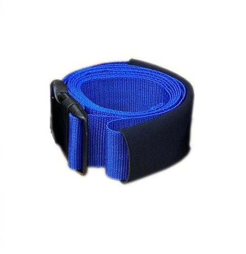 Pas do terapii manualnej trakcji 5 cm niebieski z nakładką 2,5 m