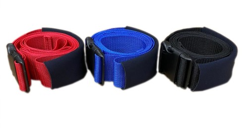 Pas do rehabilitacji i terapii manualnej z nakładką ochronną kolory