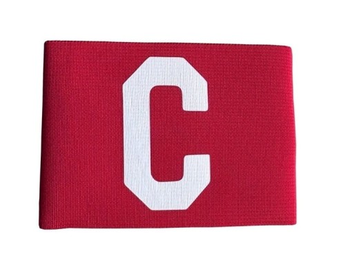 Opaska kapitana kapitańska czerwona ARMBANDS – akcesoria piłkarskie