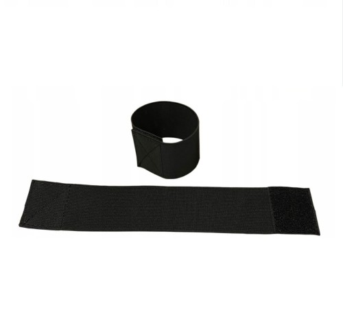 Opaski na getry podtrzymujące ochraniacze czarne – akcesoria piłkarskie
